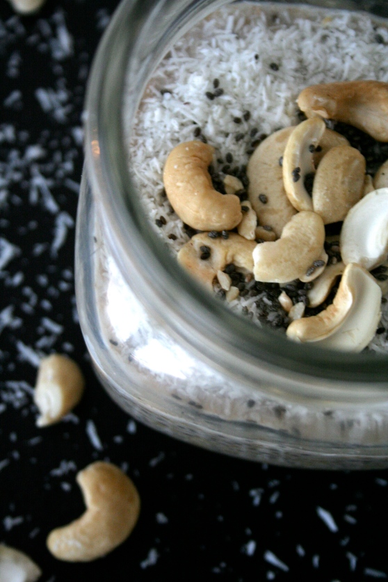 Sugar-Free Coconut Cashew Chia Pudding // Naturally Lindsey
